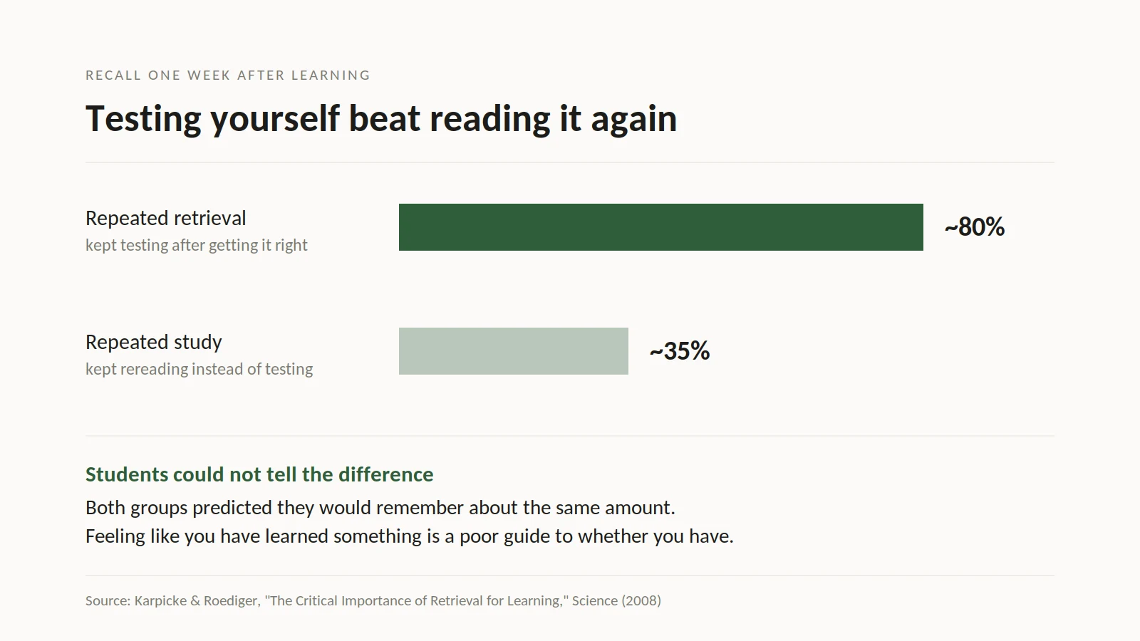 Testing Beat Rereading